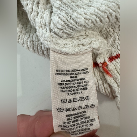 Small Free People Quarter Zip Sweater Top - Picture 3 of 5